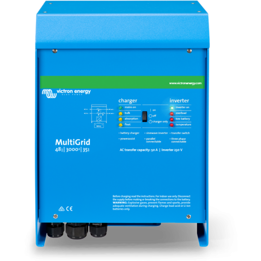 Victron Convertisseur/Chargeur MultiGrid 24/3000/70-50 Victron Convertisseur/Chargeur MultiGrid 24/3000/70-50