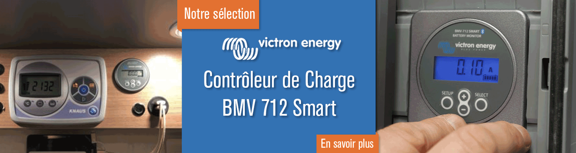 Contrôleur De Charge Batterie BMV 712 Smart - Victron Energy